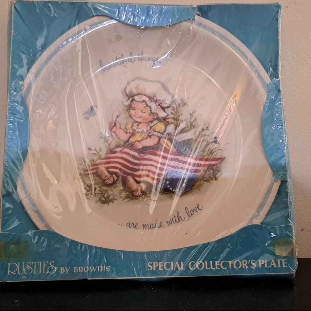 Bessie Ross Rusties Special Collector's Plate